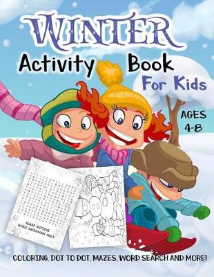 Book cover for Winter Activity Book for Kids Ages 4-8