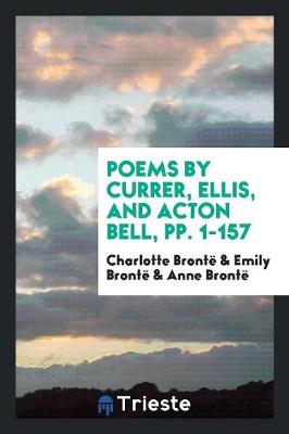 Book cover for Poems by Currer, Ellis, and Acton Bell