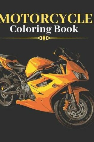 Cover of Motorcycle Coloring Book