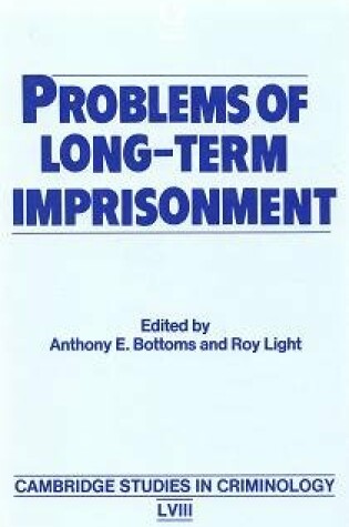 Cover of Problems of Long Term Imprisonment