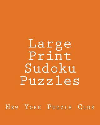 Book cover for Large Print Sudoku Puzzles