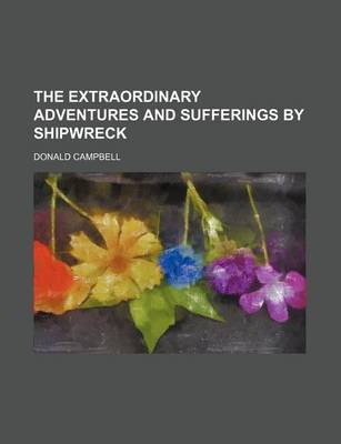 Book cover for The Extraordinary Adventures and Sufferings by Shipwreck