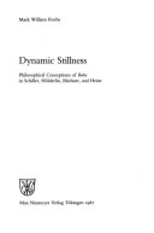 Cover of Dynamic Stillness