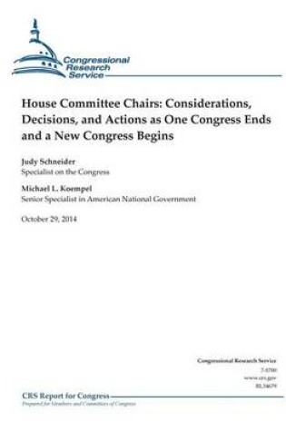 Cover of House Committee Chairs