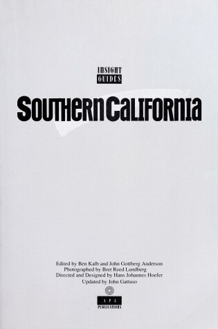 Cover of Southern California-Insight Guide