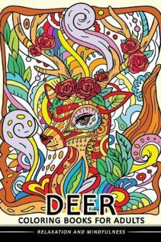 Cover of Deer Coloring Books for Adults