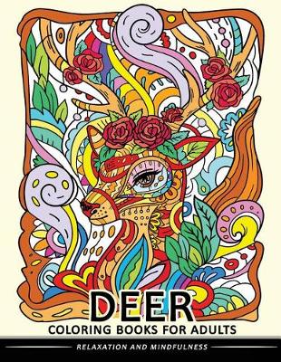 Book cover for Deer Coloring Books for Adults