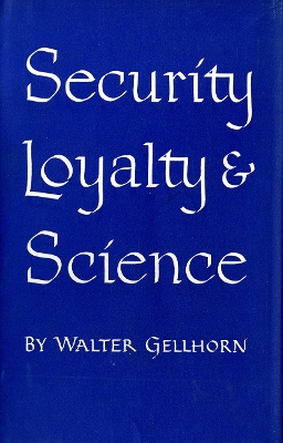 Cover of Security, Loyalty, and Science