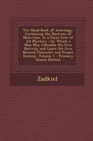 Cover of The Hand-Book of Astrology