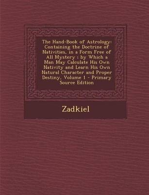 Book cover for The Hand-Book of Astrology