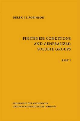 Book cover for Finiteness Conditions and Generalized Soluble Groups