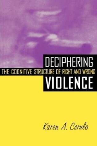 Cover of Deciphering Violence