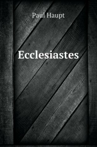 Cover of Ecclesiastes