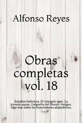 Book cover for Obras completas vol. 18
