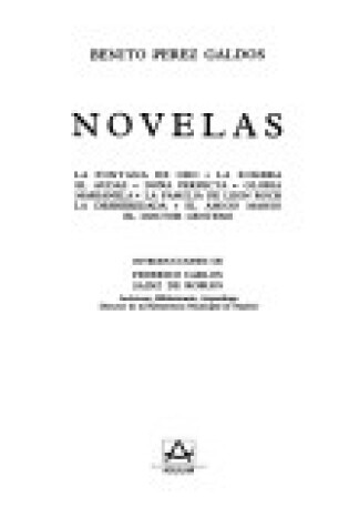 Cover of Novelas