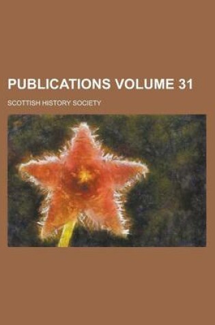 Cover of Publications Volume 31