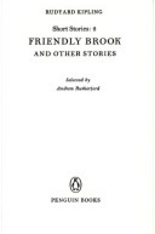 Cover of Friendly Brook and Other Stories