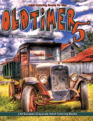 Cover of Adult Coloring Books for Men Oldtimer 5