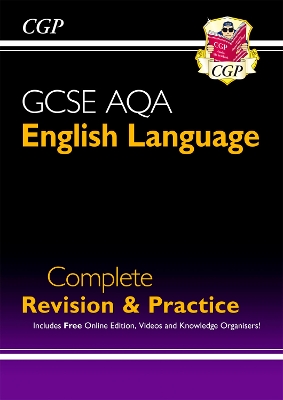 Book cover for GCSE English Language AQA Complete Revision & Practice - includes Online Edition and Videos