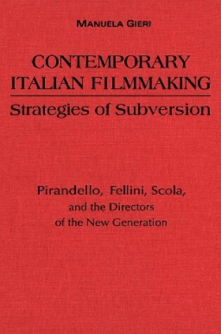 Cover of Contemporary Italian Filmmaking