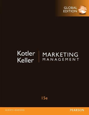 Book cover for Marketing Management, Global Edition