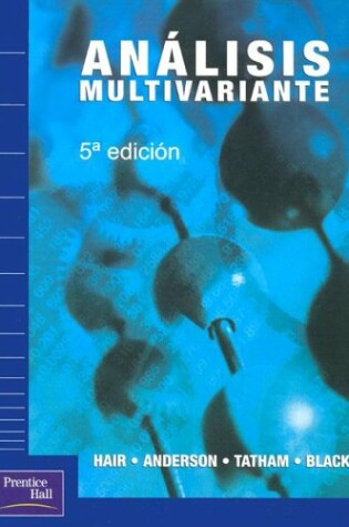 Cover of Analisis Multivariante De Datos (Spanish