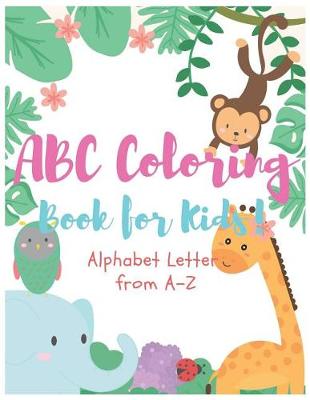 Book cover for ABC Coloring Book for Kids