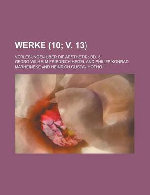 Book cover for Werke (10; V. 13)