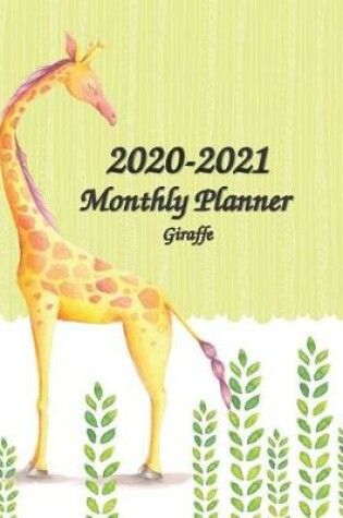 Cover of 2020-2021 Giraffe Monthly Planner