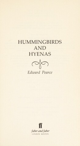 Book cover for Hummingbirds and Hyenas