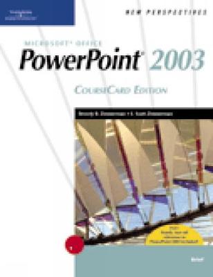 Book cover for New Perspectives on Microsoft Office PowerPoint 2003, Brief, CourseCard Edition