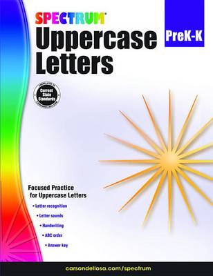 Book cover for Uppercase Letters, Grades Pk - K
