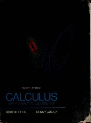 Book cover for Ellis Calculus with Anal Geometry 4e