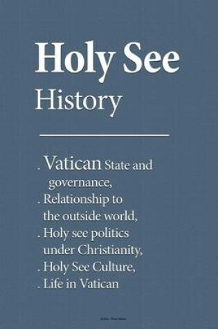 Cover of Holy See History