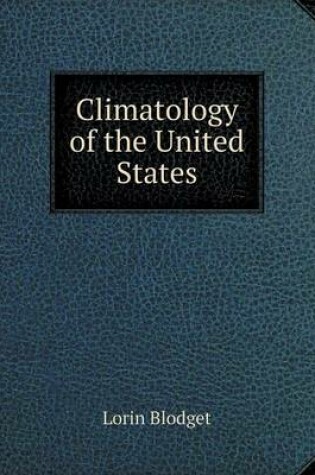 Cover of Climatology of the United States