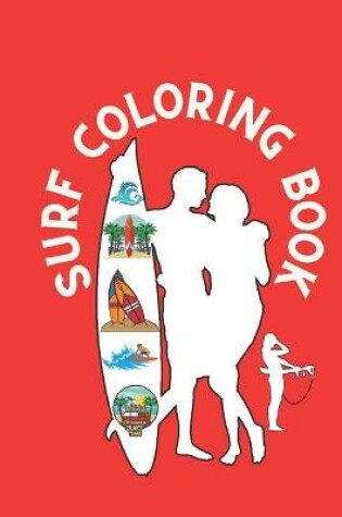 Cover of surf coloring book