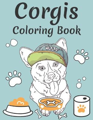 Book cover for Corgis Coloring Book