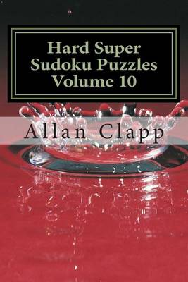 Book cover for Hard Super Sudoku Puzzles Volume 10