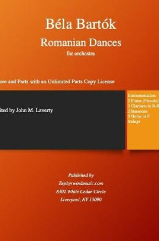 Cover of Romanian Dances