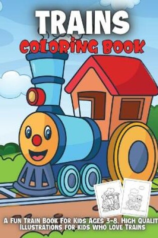 Cover of Trains Coloring Book