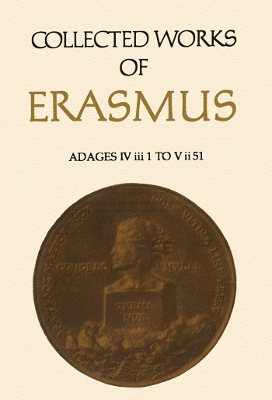 Book cover for Adages IV iii 1 to V ii 51