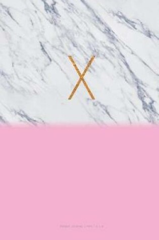 Cover of X - Marble Journal Pink 5 X 8