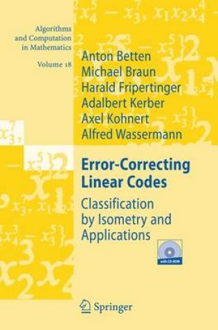 Cover of Error-Correcting Linear Codes
