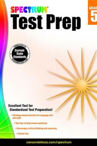 Cover of Spectrum Test Prep, Grade 5