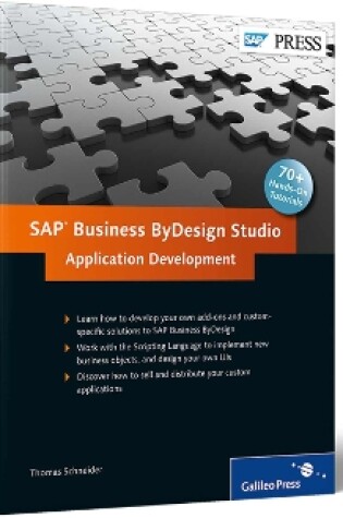 Cover of SAP Business ByDesign Studio – Application Development