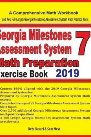 Cover of Georgia Milestones Assessment System 7 Math Preparation Exercise Book