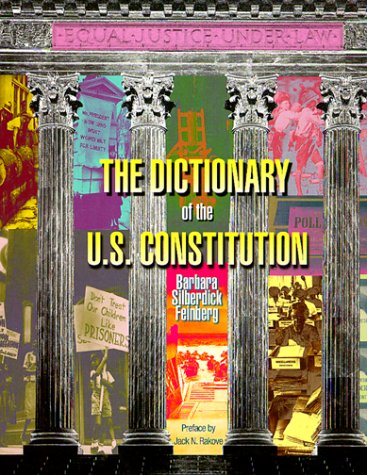 Book cover for The Dictionary of the U.S. Constitution
