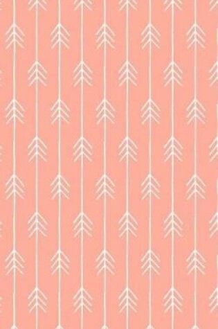 Cover of Melon Chevron Arrows - Lined Notebook with Margins - 5x8