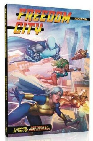 Cover of Mutants and Masterminds RPG Freedom City Campaign City