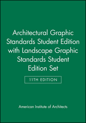 Book cover for Architectural Graphic Standards 11 Edition Student Edition with Landscape Graphic Standards Student Edition Set